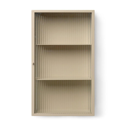 Haze Wall Cabinet Reeded Glass